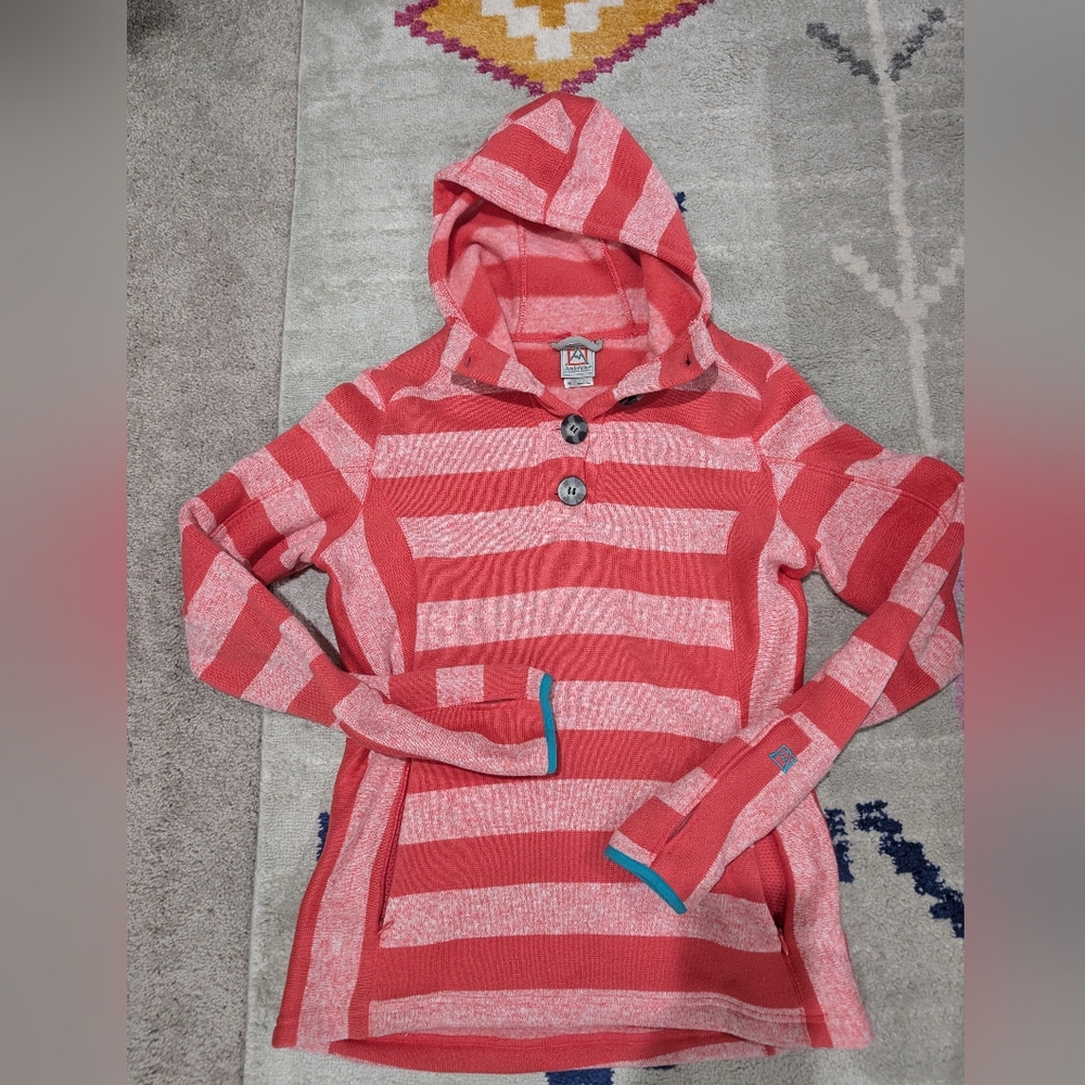 Avalanche Hooded/Hoodie Sweater/Fleece w/ Zip Pockets - Pink - Women's Size M
